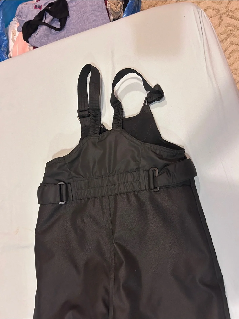 Cat and Jack Kids 6/7 Black Snow Bib Overalls